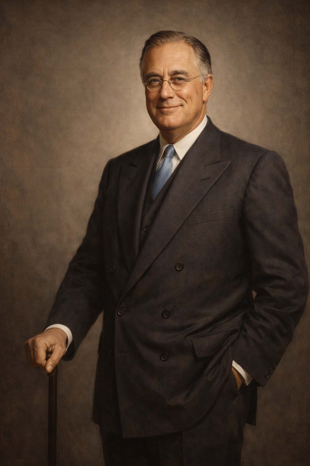 Retrato de Franklin D. Roosevelt