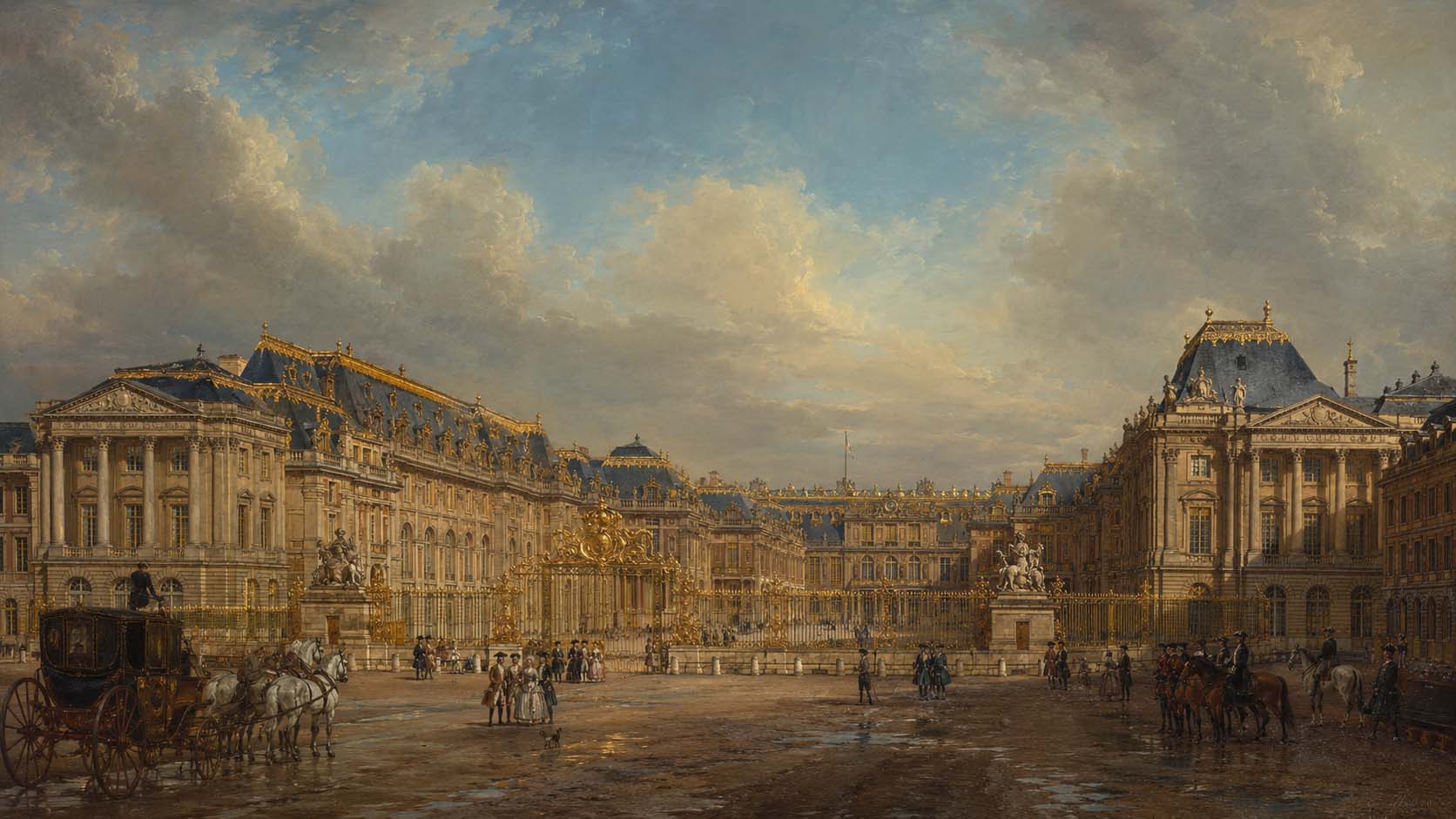 Palacio de Versalles, símbolo del absolutismo francés