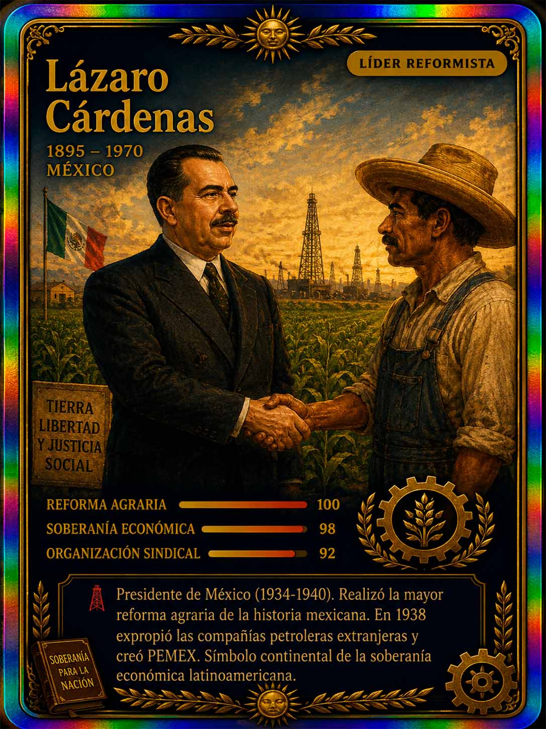 Cromo histórico: Lázaro Cárdenas