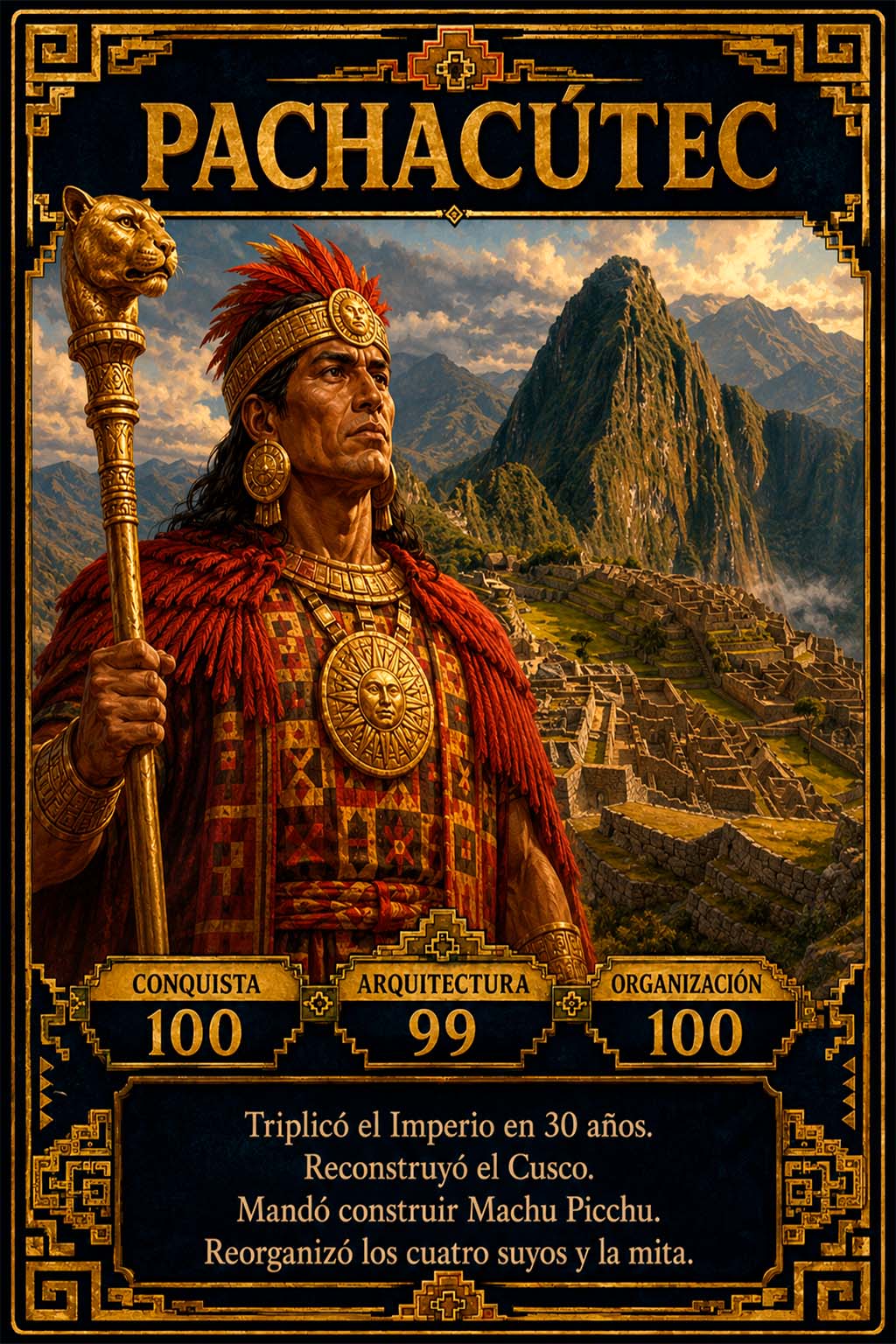 Cromo histórico: Pachacútec