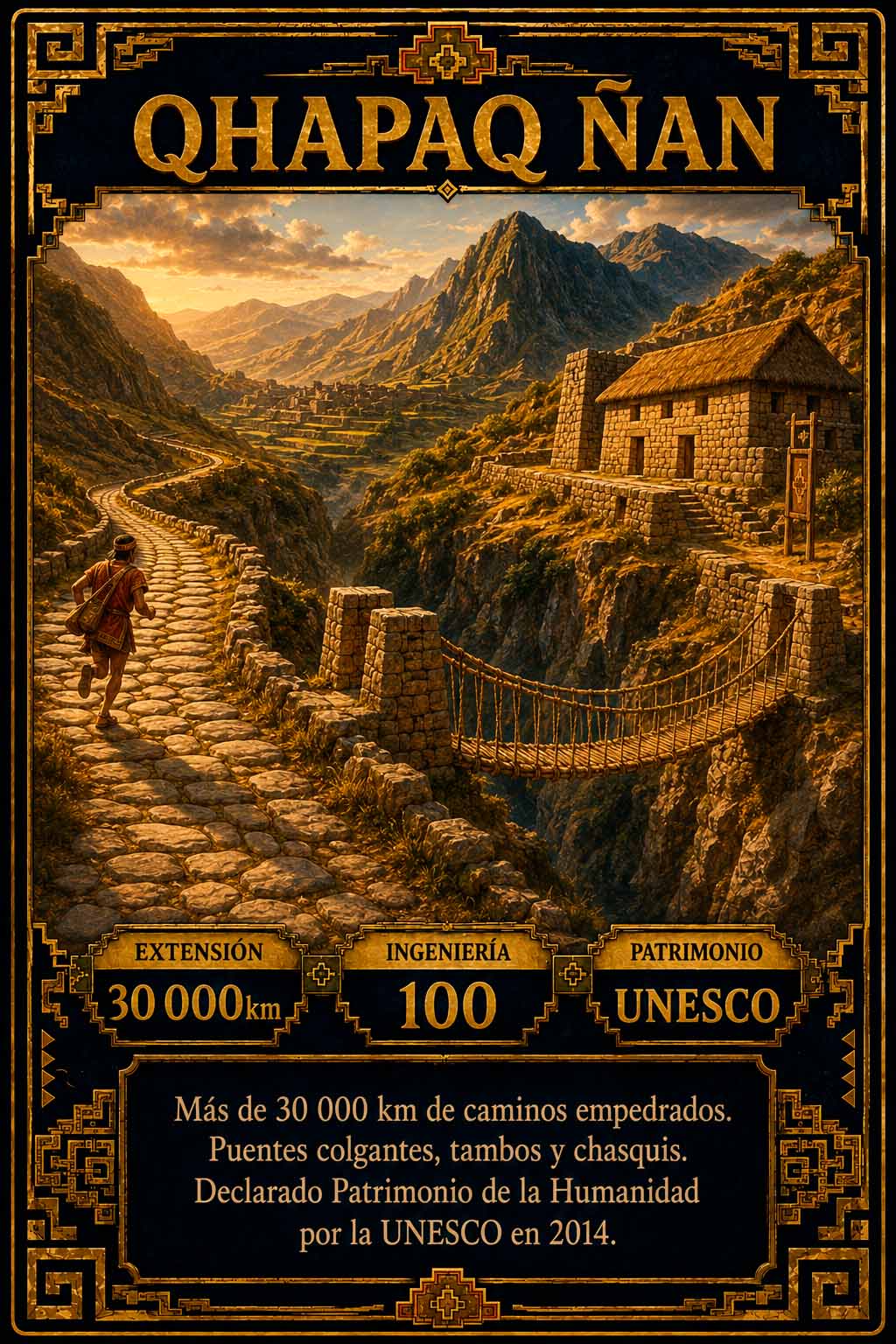 Cromo histórico: el Qhapaq Ñan