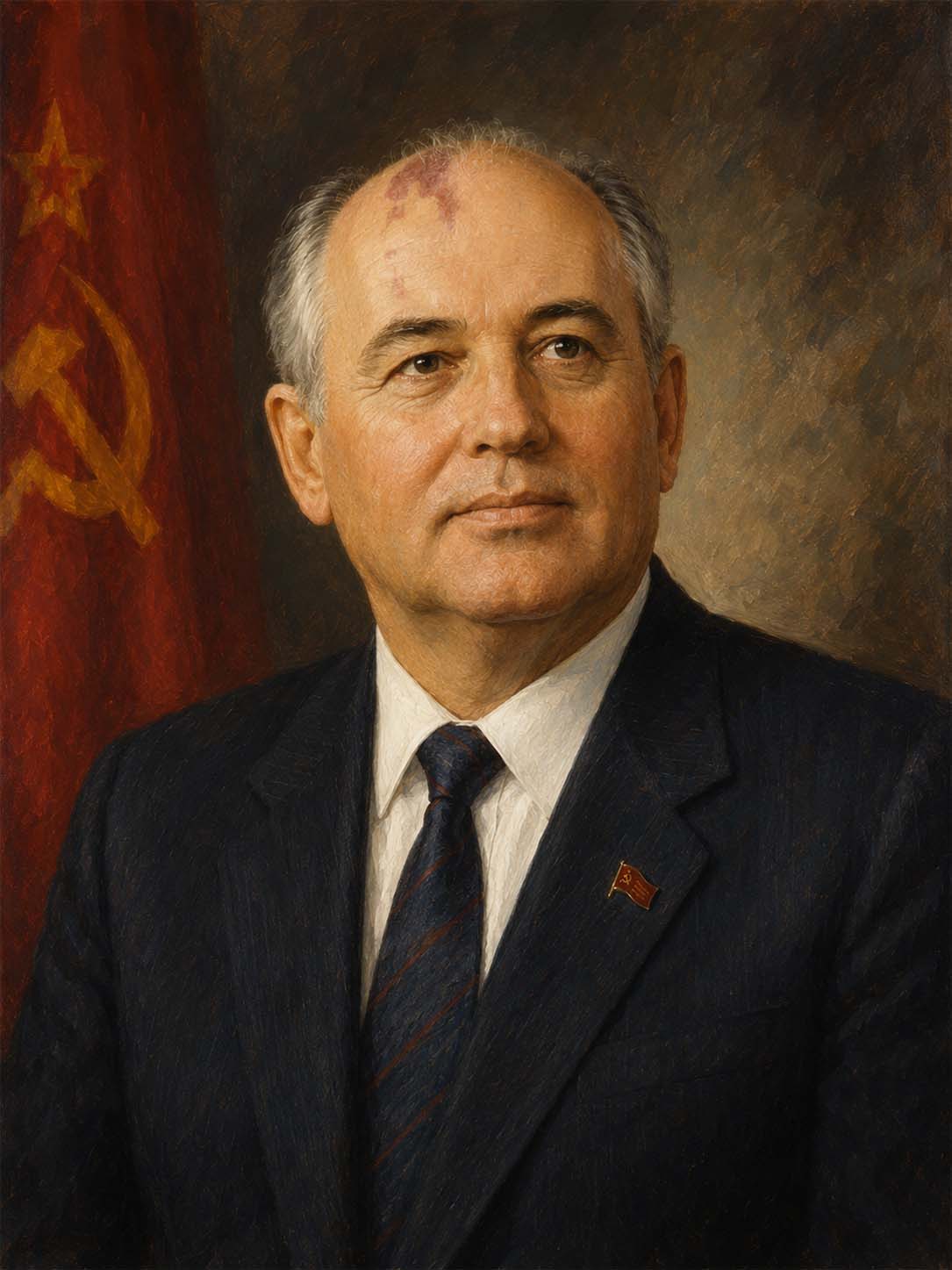 Retrato de Mijaíl Gorbachov