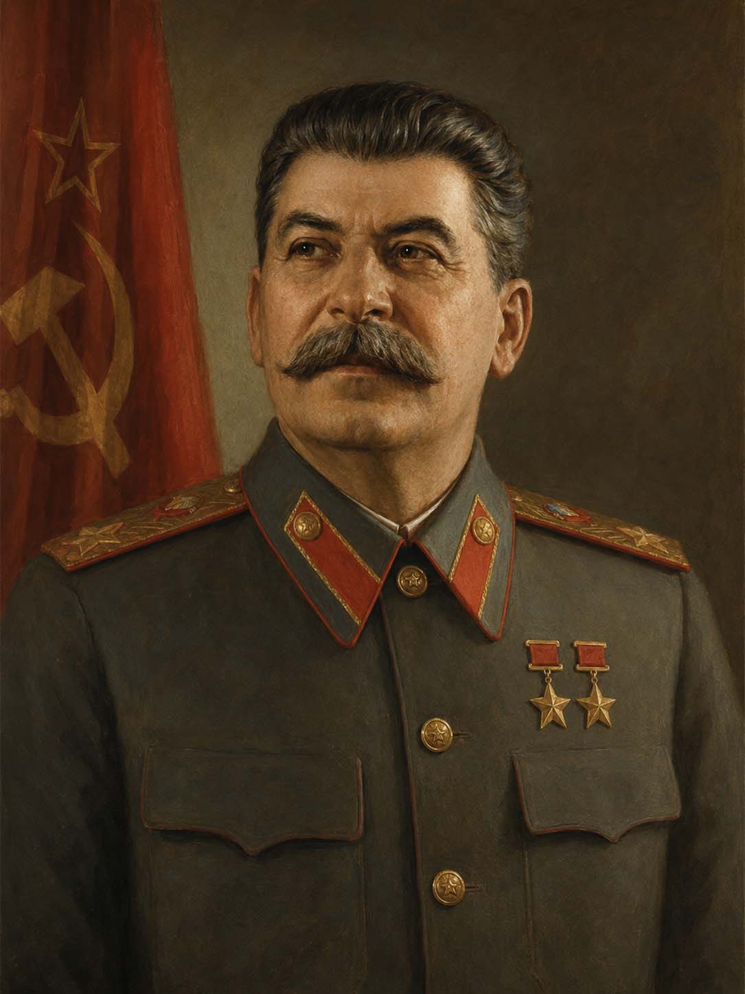 Retrato de Iosif Stalin